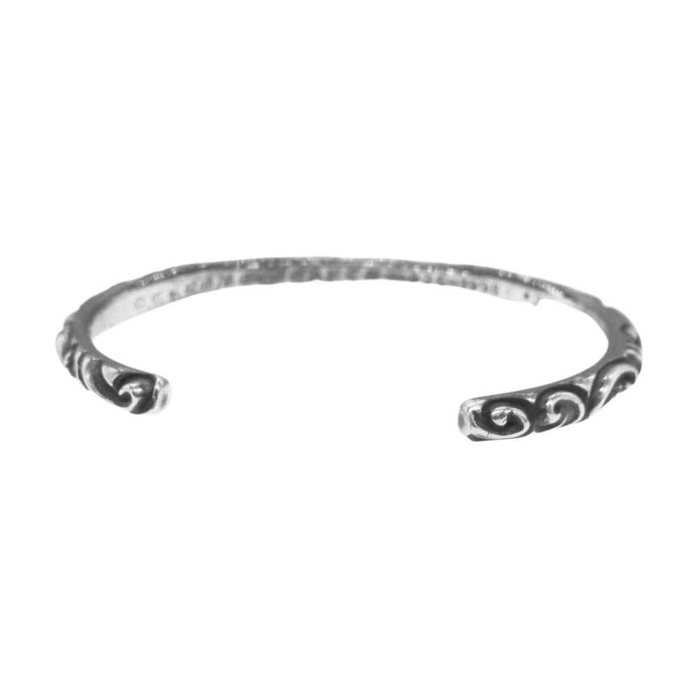 CHROME HEARTS クロムハーツ（原本有） BANGLE SCROLL スクロールバンド バングル シルバー系【中古】