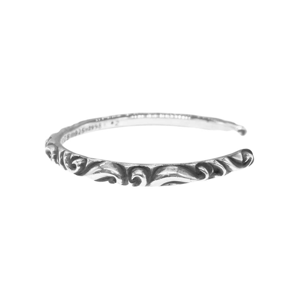 CHROME HEARTS クロムハーツ（原本有） BANGLE SCROLL スクロールバンド バングル シルバー系【中古】