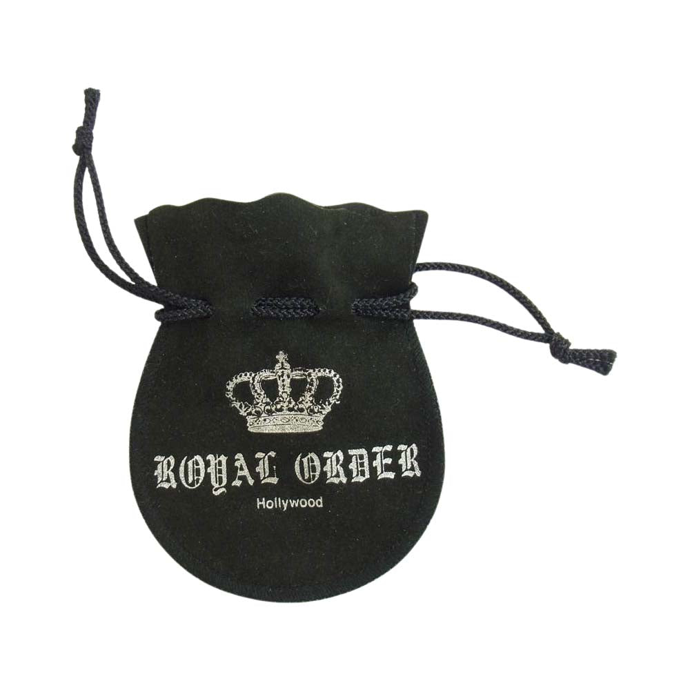 ROYAL ORDER ロイヤルオーダー クロス スター ナローリング シルバー系【中古】