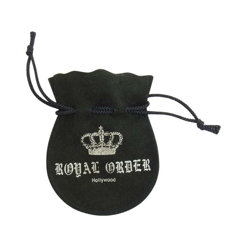 ROYAL ORDER ロイヤルオーダー クロス スター ナローリング シルバー系【中古】