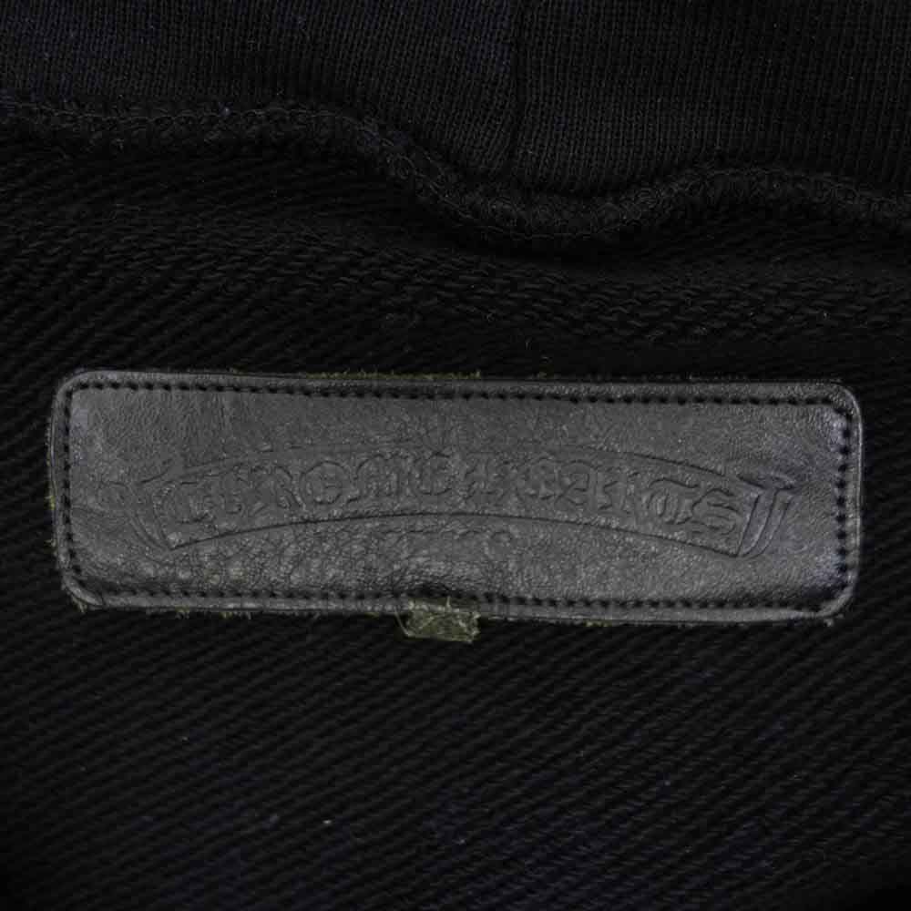 CHROME HEARTS クロムハーツ（原本無） クロスパッチ ボロチップ ダガージップ パーカー ブラック系【中古】