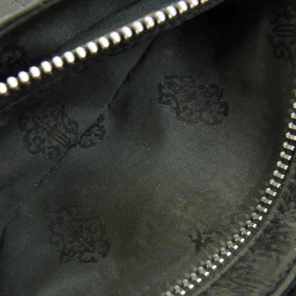 CHROME HEARTS クロムハーツ（原本有） WAVE WALLET ウェーブウォレット クロスボールボタン ブラック系【中古】