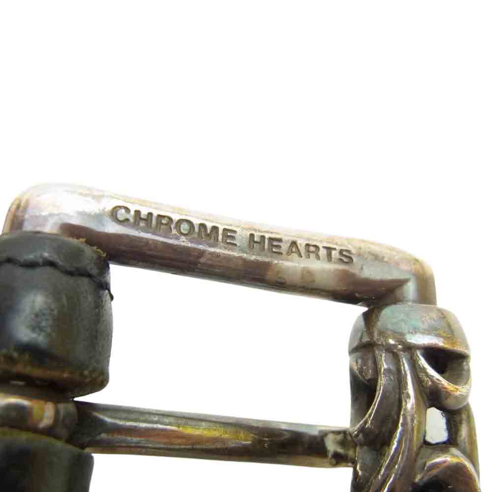 CHROME HEARTS クロムハーツ（原本無） BLT ROLLER 2 ダブルピース ローラー ベルト ブラック系【中古】