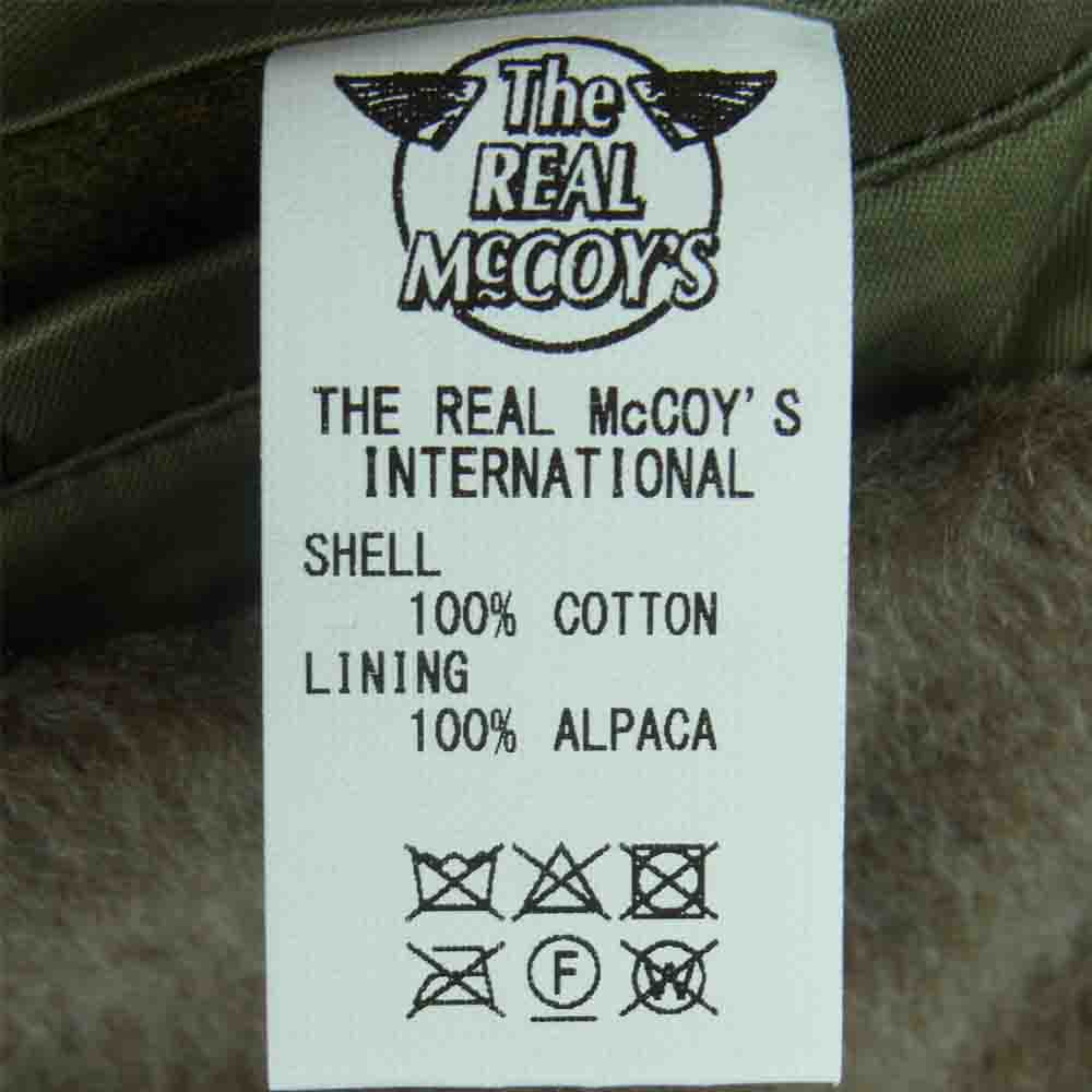 The REAL McCOY'S ザリアルマッコイズ TYPE B-10 MFG.Co. フライト ミリタリー ジャケット カーキ系 44【美品】【中古】