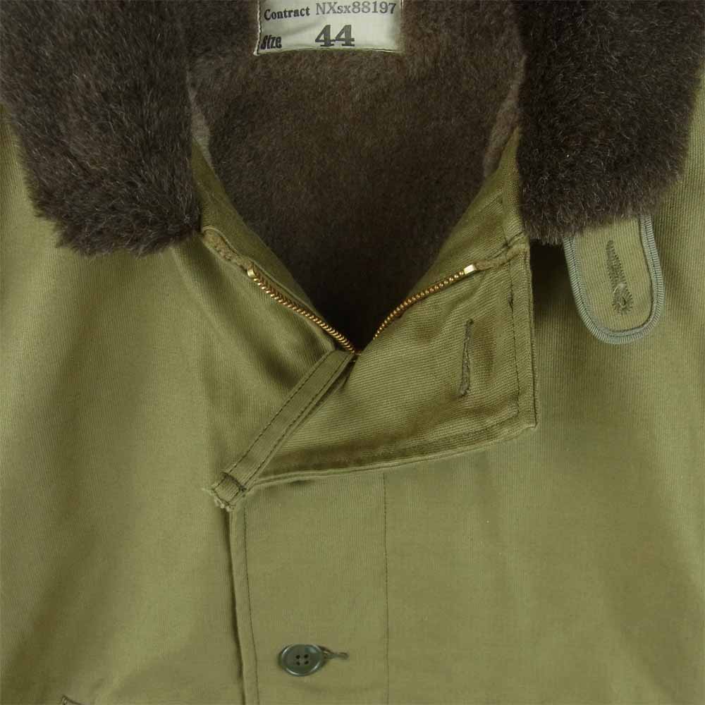 The REAL McCOY'S ザリアルマッコイズ TYPE N-1 DECK JACKET デッキ ジャケット ミリタリー カーキ系 44【美品】【中古】