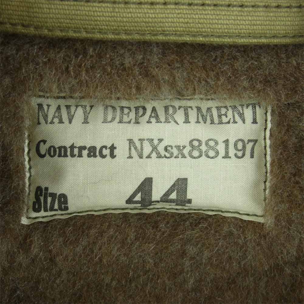 The REAL McCOY'S ザリアルマッコイズ TYPE N-1 DECK JACKET デッキ ジャケット ミリタリー カーキ系 44【美品】【中古】