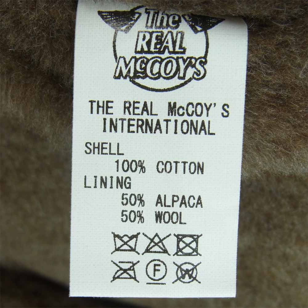 The REAL McCOY'S ザリアルマッコイズ TYPE N-1 DECK JACKET デッキ ジャケット ミリタリー カーキ系 44【美品】【中古】