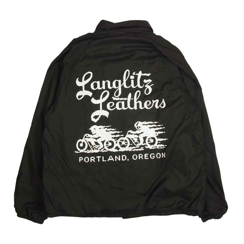 LANGLITZ LEATHERS ラングリッツレザーズ ロゴプリント ナイロン 