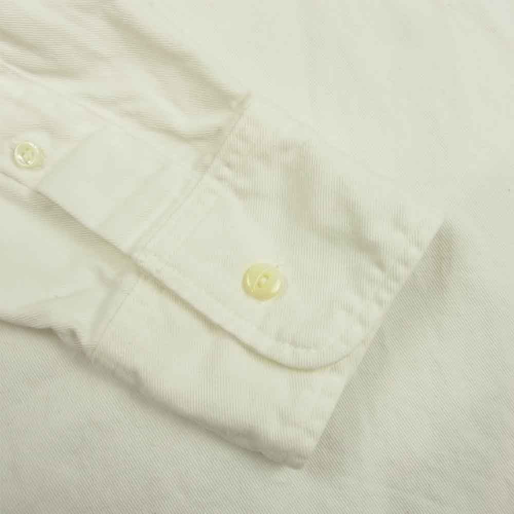 The REAL McCOY'S ザリアルマッコイズ JOE McCOY ジョーマッコイ PULL OVER BUTTON DOWN SHIRT プルオーバー ボタンダウン 長袖 シャツ ホワイト系 M【中古】