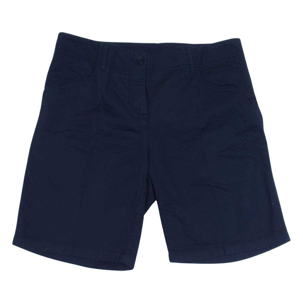 JIL SANDER ジルサンダー JDW260A JW006 センタープレス コットン ハーフパンツ ショーツ ネイビー系 34【中古】