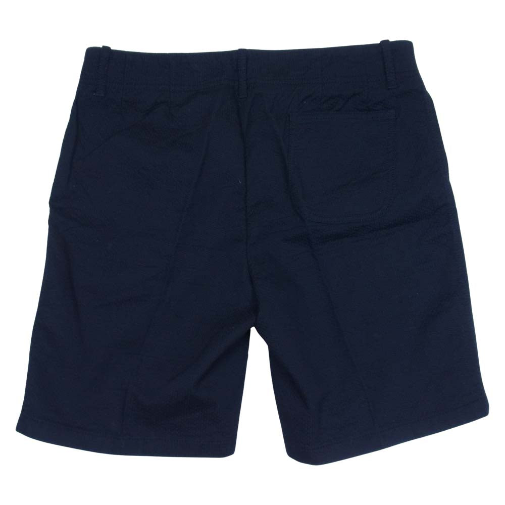 JIL SANDER ジルサンダー JDW260A JW006 センタープレス コットン ハーフパンツ ショーツ ネイビー系 34【中古】