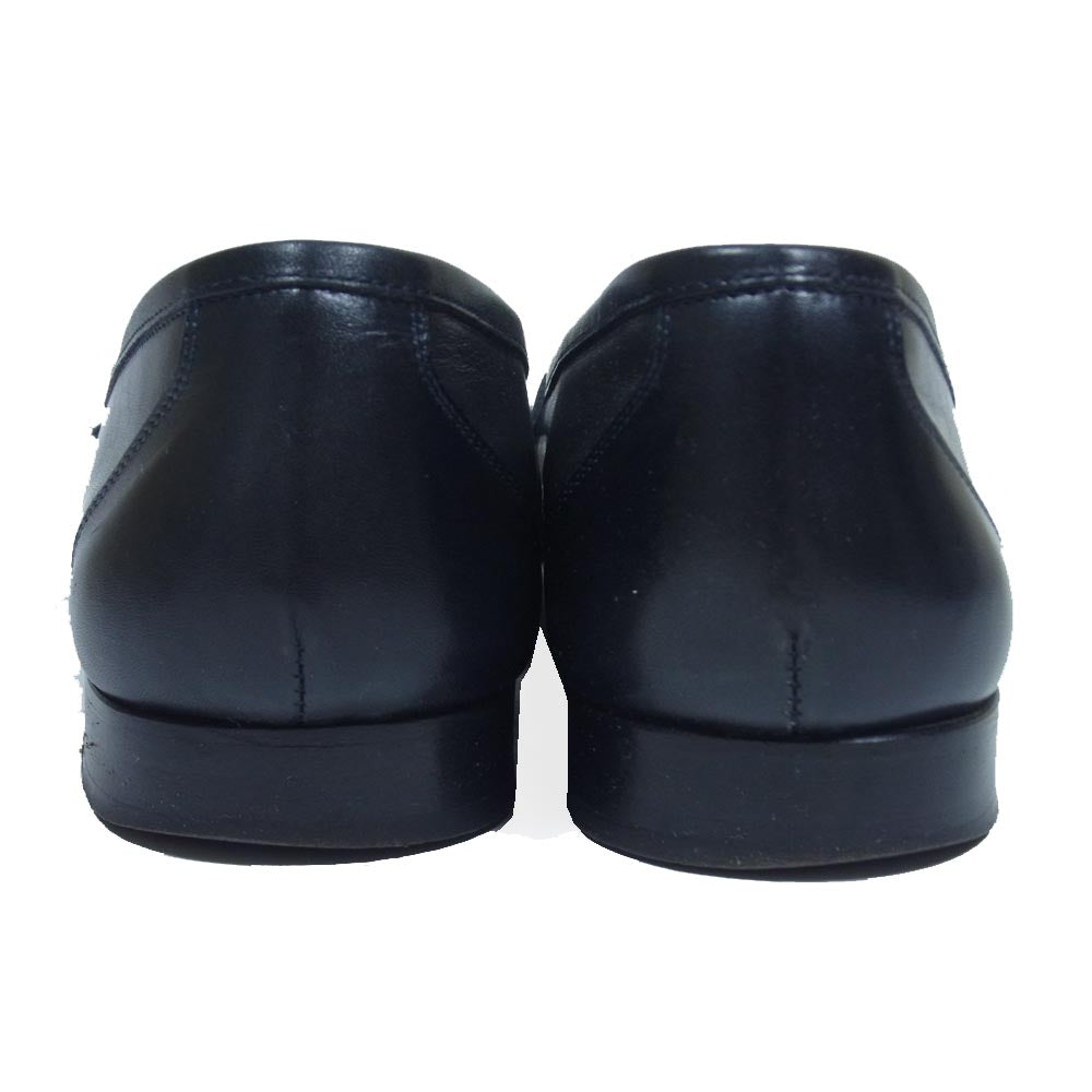 Brooks Brothers ブルックスブラザーズ レザー ローファー パンプス ダークネイビー系 6【中古】
