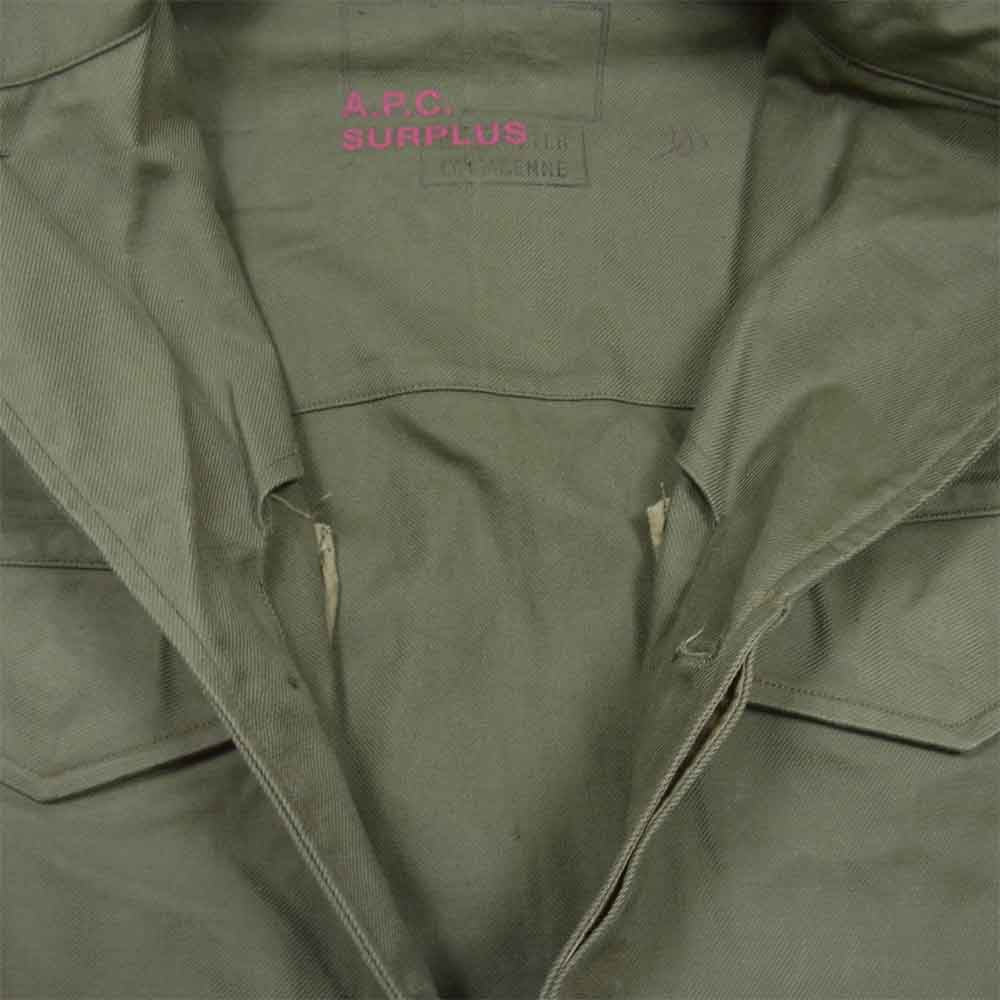 A.P.C. アーペーセー SURPLUS MILITARY JACKET ミリタリー ジャケット カーキ系 表記無し【中古】