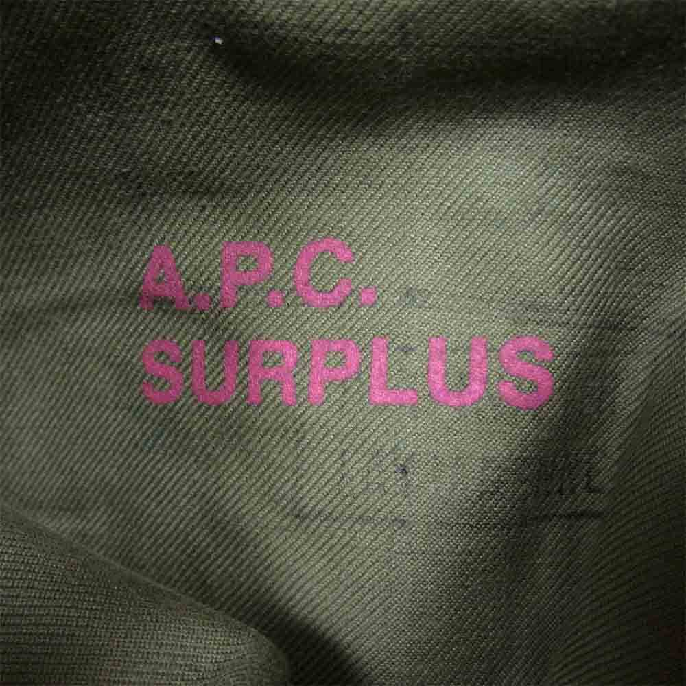 A.P.C. アーペーセー SURPLUS MILITARY JACKET ミリタリー ジャケット カーキ系 表記無し【中古】