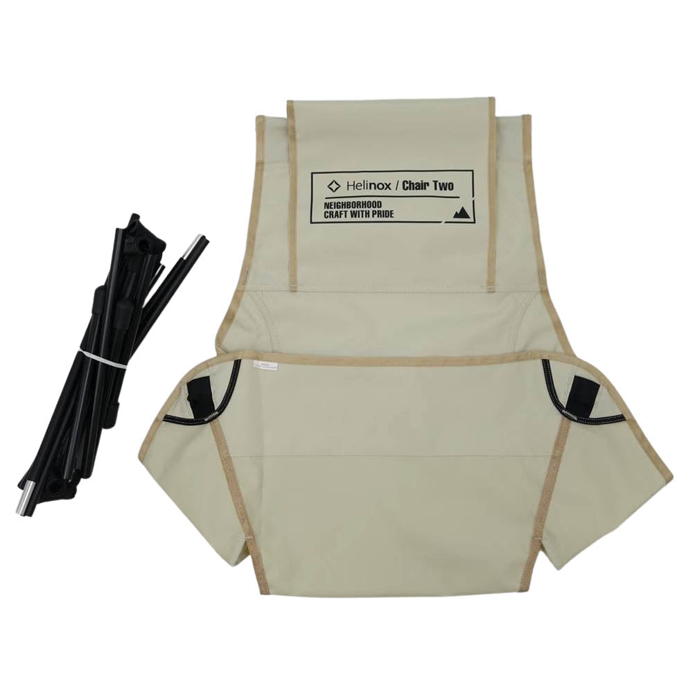 NEIGHBORHOOD ネイバーフッド 221HXHXN-AC03 × Helinox ヘリノックス HX E-CHAIR TWO キャンプ チェア 椅子 NATURAL FITS ALL【極上美品】【中古】