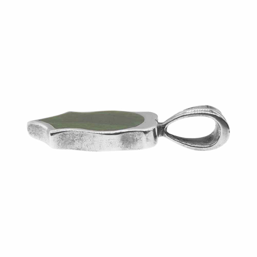 STANLEY GUESS スタンリーゲス ウッドギター ペンダントトップ シルバー系【中古】