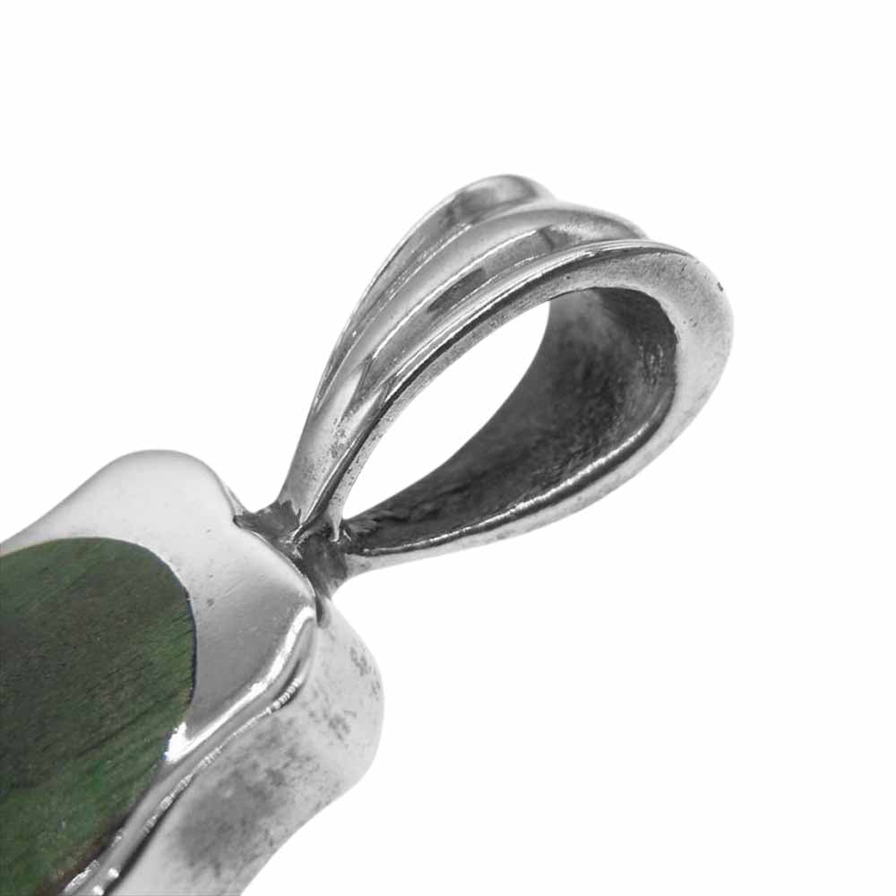 STANLEY GUESS スタンリーゲス ウッドギター ペンダントトップ シルバー系【中古】