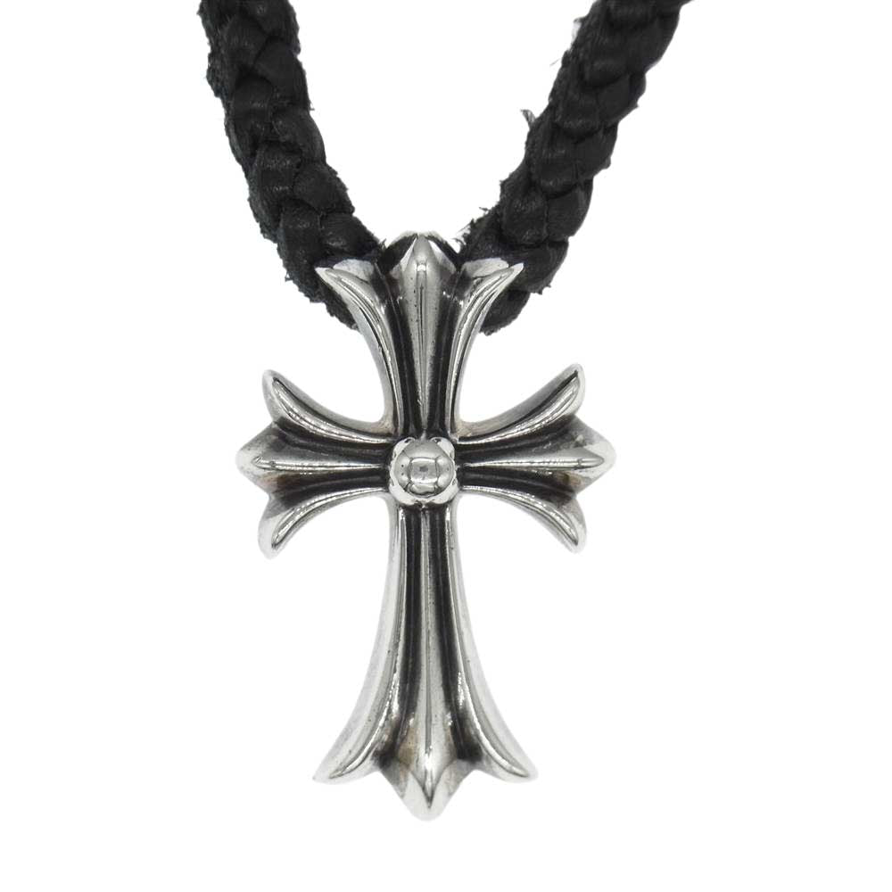 CHROME HEARTS クロムハーツ（原本有） スモール CHクロス ボロチップ ブラック系【中古】