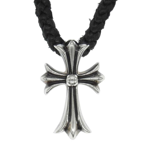 CHROME HEARTS クロムハーツ（原本有） スモール CHクロス ボロチップ ブラック系【中古】