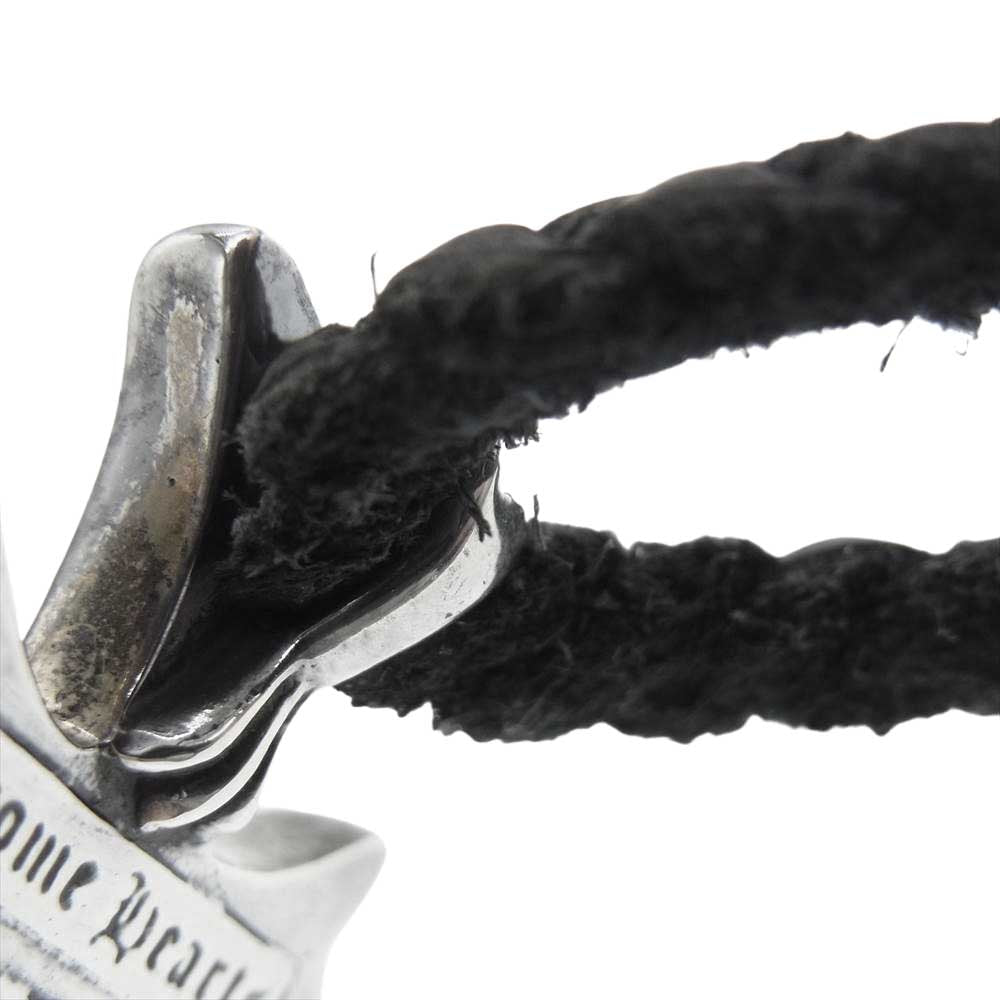 CHROME HEARTS クロムハーツ（原本有） スモール CHクロス ボロチップ ブラック系【中古】