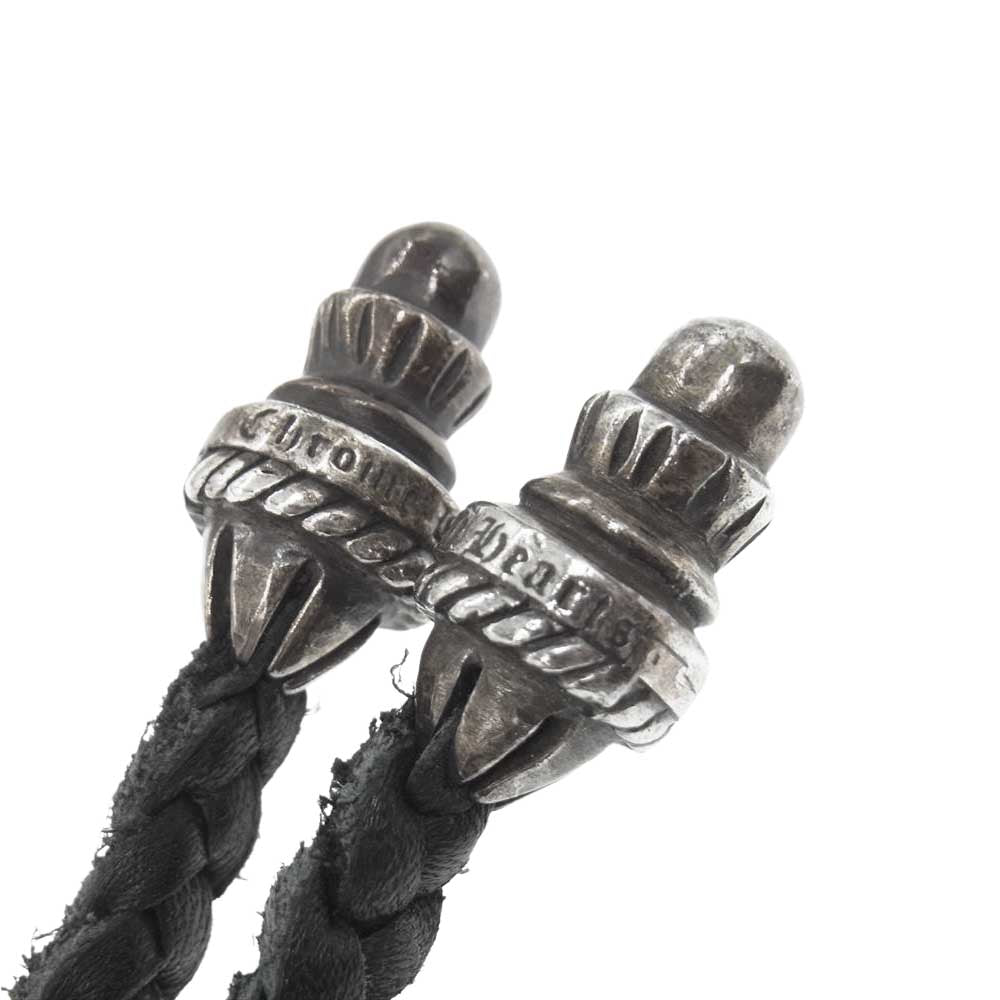 CHROME HEARTS クロムハーツ（原本有） スモール CHクロス ボロチップ ブラック系【中古】