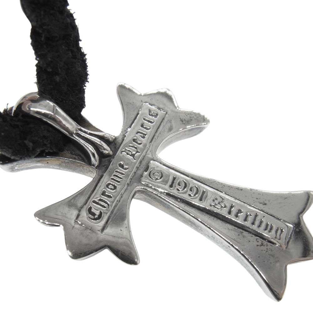 CHROME HEARTS クロムハーツ（原本有） スモール CHクロス ボロチップ ブラック系【中古】