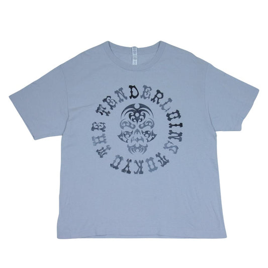 TENDERLOIN テンダーロイン 20SS T-TEE B.S.D.I.Y.T S/S ボルネオスカル クルーネック ロゴ プリント Tシャツ グレー系 L【中古】