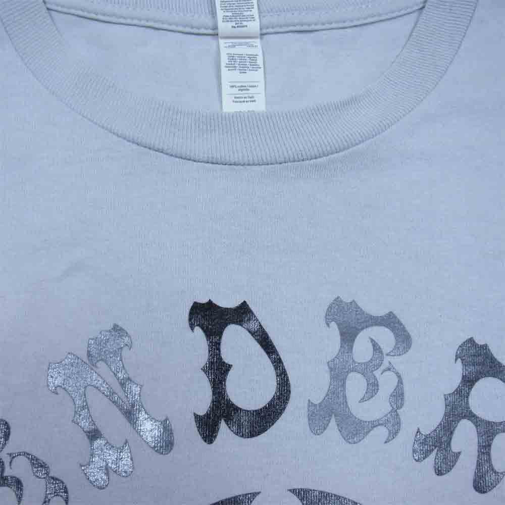 TENDERLOIN テンダーロイン 20SS T-TEE B.S.D.I.Y.T S/S ボルネオスカル クルーネック ロゴ プリント Tシャツ グレー系 L【中古】