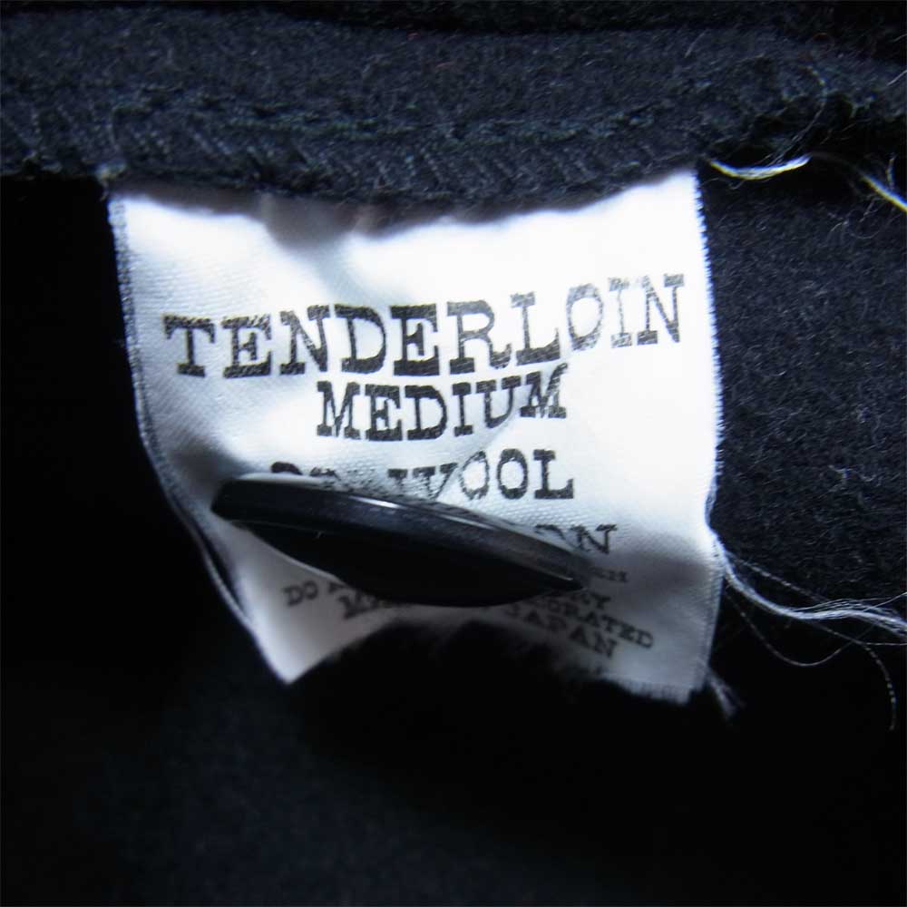 TENDERLOIN テンダーロイン T-MELTON JKT メルトン ウール ジャケット ブラック系 M【中古】