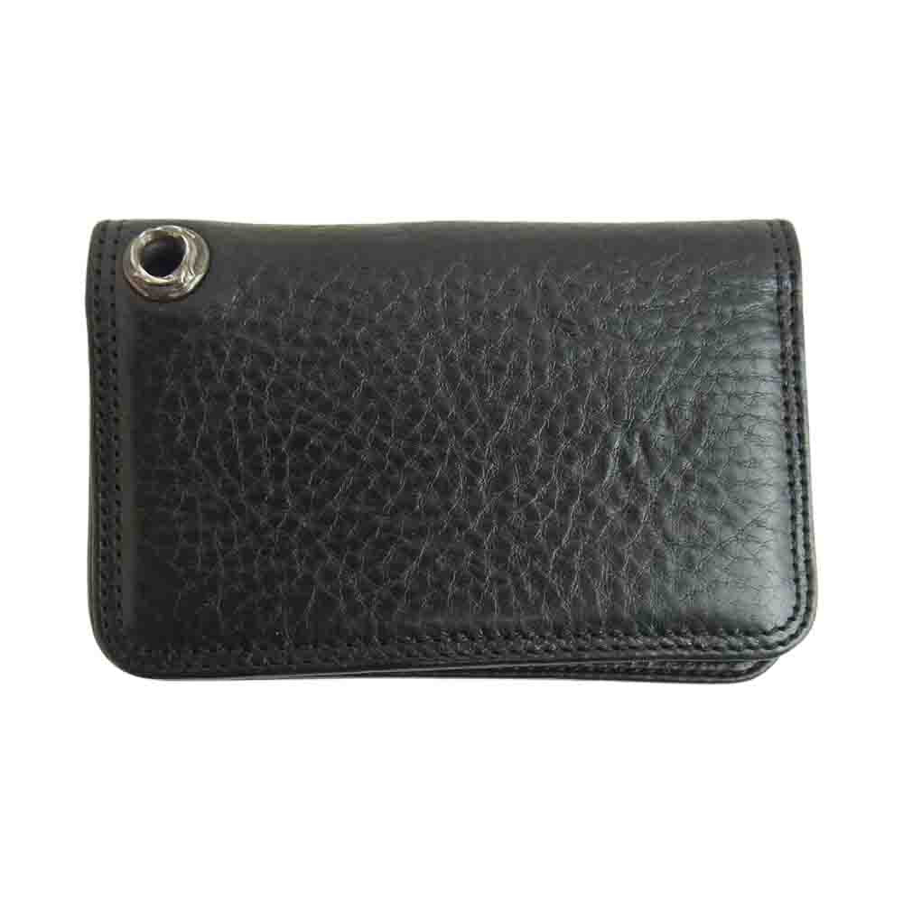 CHROME HEARTS クロムハーツ（原本無） GRMT クロスパッチ カードケース ブラック系【中古】
