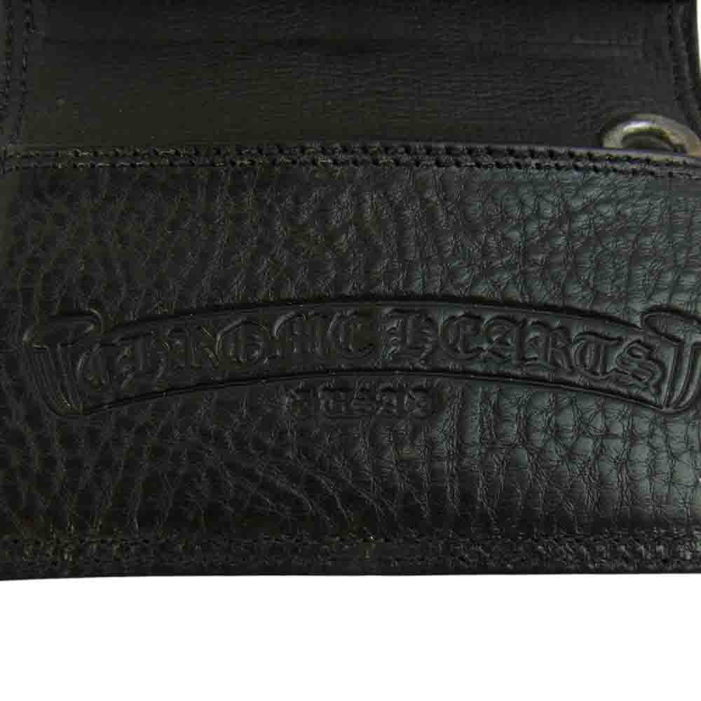 CHROME HEARTS クロムハーツ（原本無） GRMT クロスパッチ カードケース ブラック系【中古】