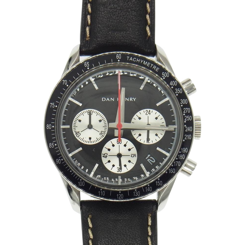 ダンヘンリー 1962 Racing レーシング クロノグラフ ウォッチ ブラック系【中古】