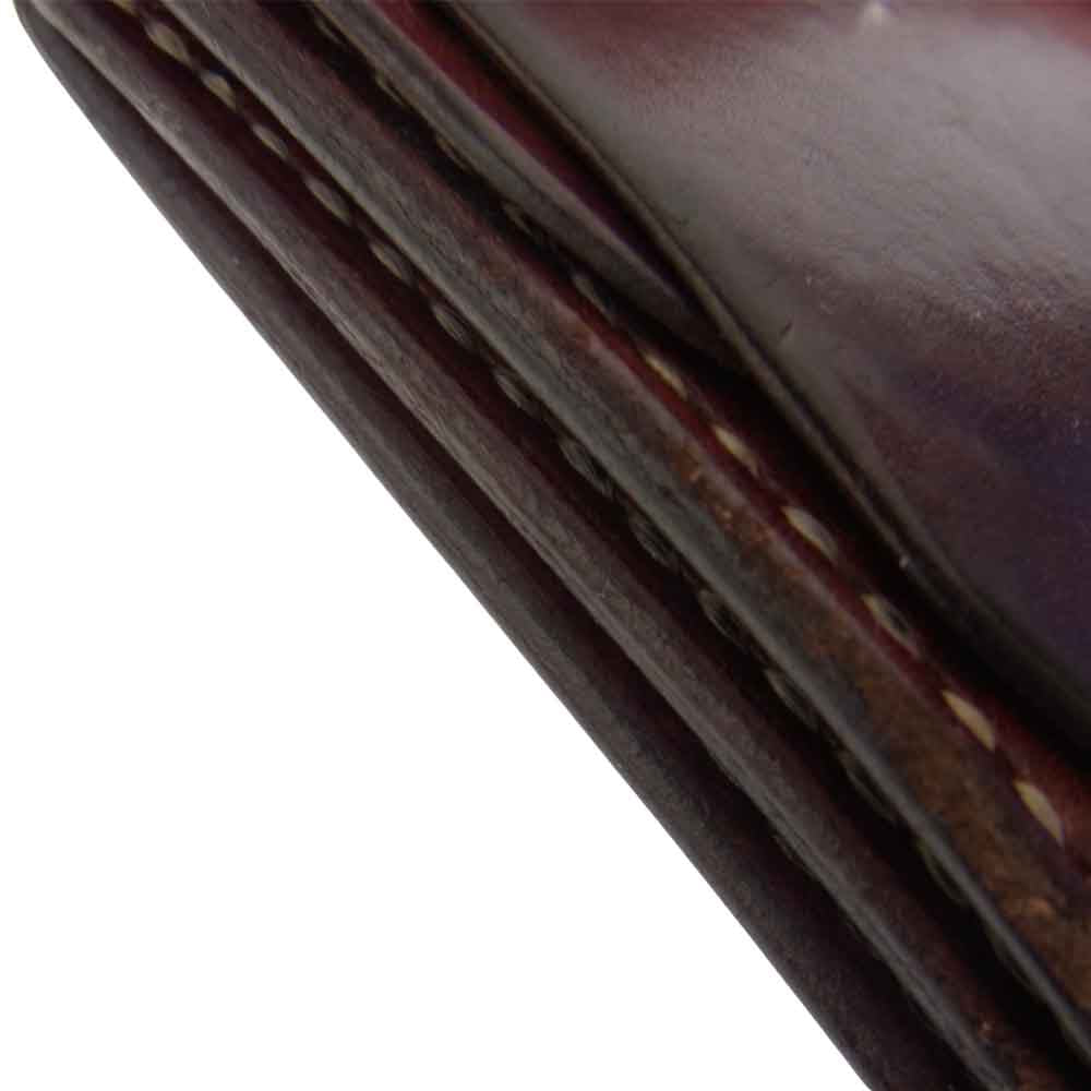 WINGROCK ウィングロック コンチョ付き レザー ウォレット ブラウン系【中古】