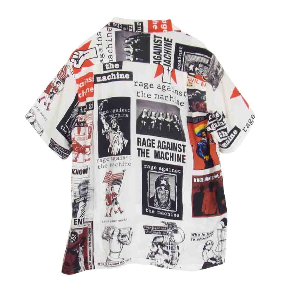 WACKO MARIA ワコマリア 20SS RAGE AGAINST THE MACHINE レイジアゲインストザマシーン S/S HAWAIIAN SHIRTS 半袖 ハワイアン アロハ シャツ マルチカラー系 M【中古】