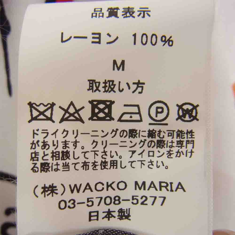 WACKO MARIA ワコマリア 20SS RAGE AGAINST THE MACHINE レイジアゲインストザマシーン S/S HAWAIIAN SHIRTS 半袖 ハワイアン アロハ シャツ マルチカラー系 M【中古】