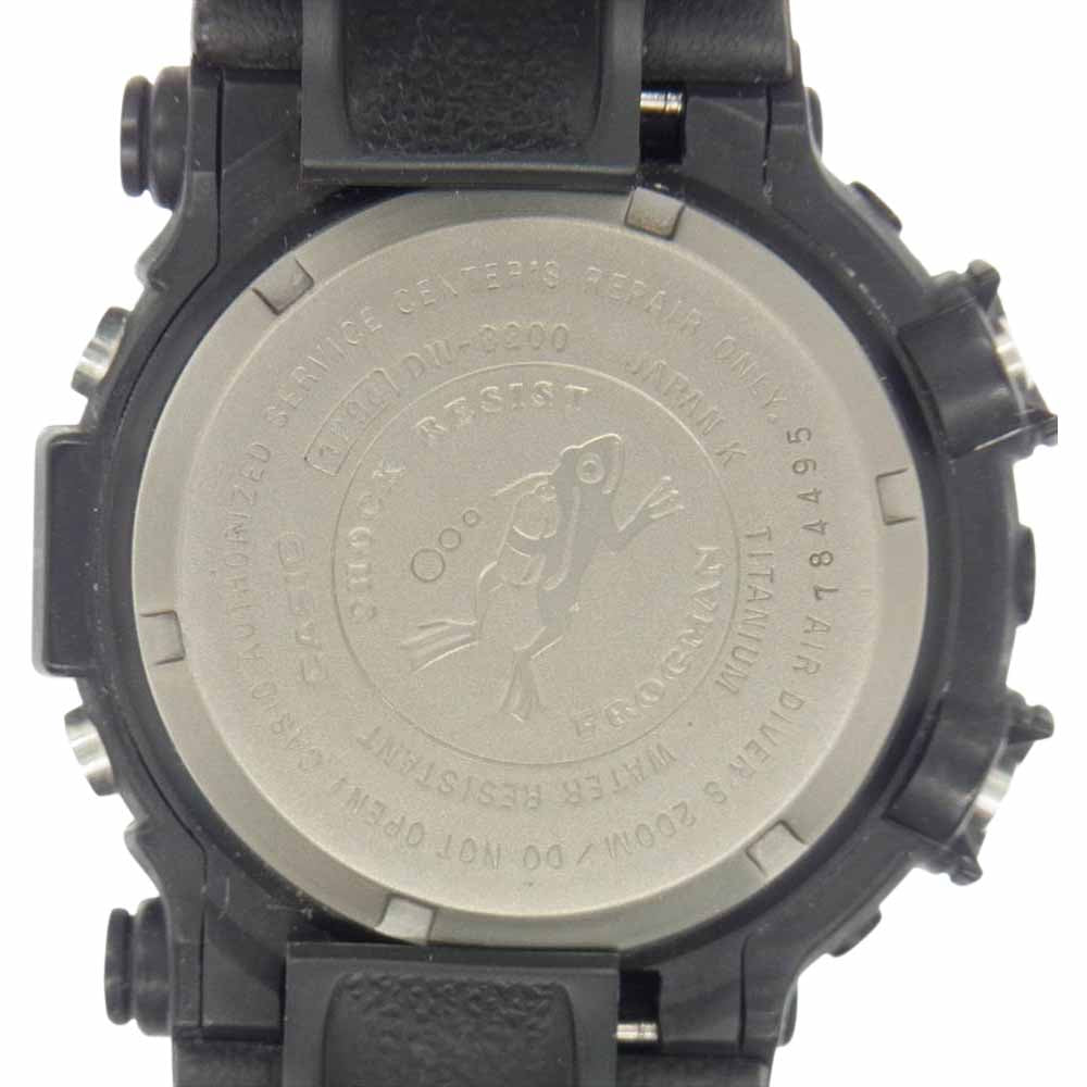 G-SHOCK ジーショック DW-8200Z-1T FROGMAN フロッグマン MEN IN BLACK ブラック系【中古】