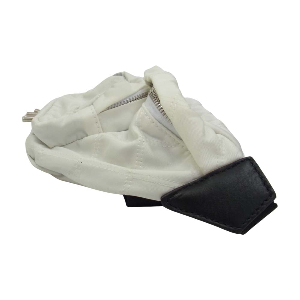 MONCLER モンクレール F10985M70010 ジャパンタグ FELICIE フェリシェ ウエストバッグ ボディバッグ ホワイト系【中古】