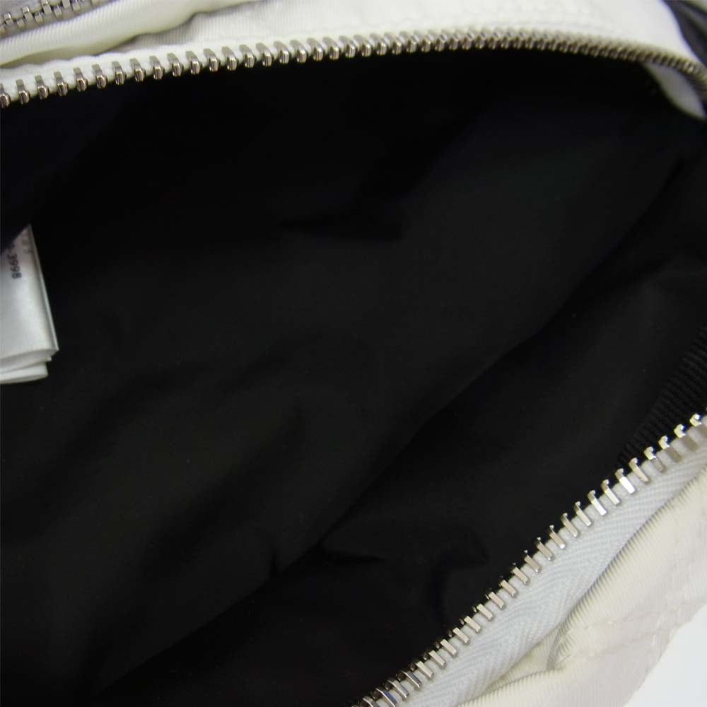 MONCLER モンクレール F10985M70010 ジャパンタグ FELICIE フェリシェ ウエストバッグ ボディバッグ ホワイト系【中古】