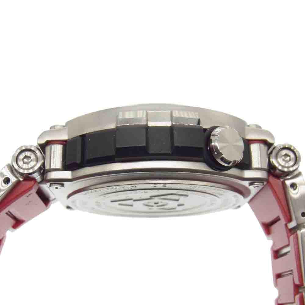 G-SHOCK ジーショック MTG-B1000D-1AJF Bluetooth搭載モデル タフソーラー ウォッチ シルバー系 レッド系【中古】