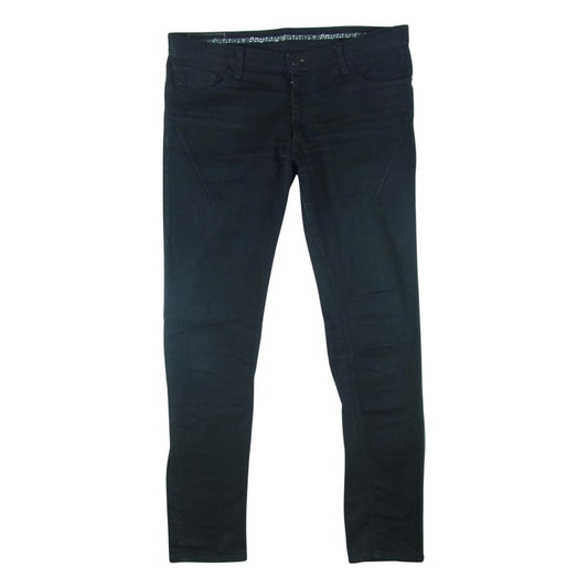 NUMBER(N)INE ナンバーナイン ダーツ デニム パンツ コットン 日本製 ブラック系 4 × 32【中古】