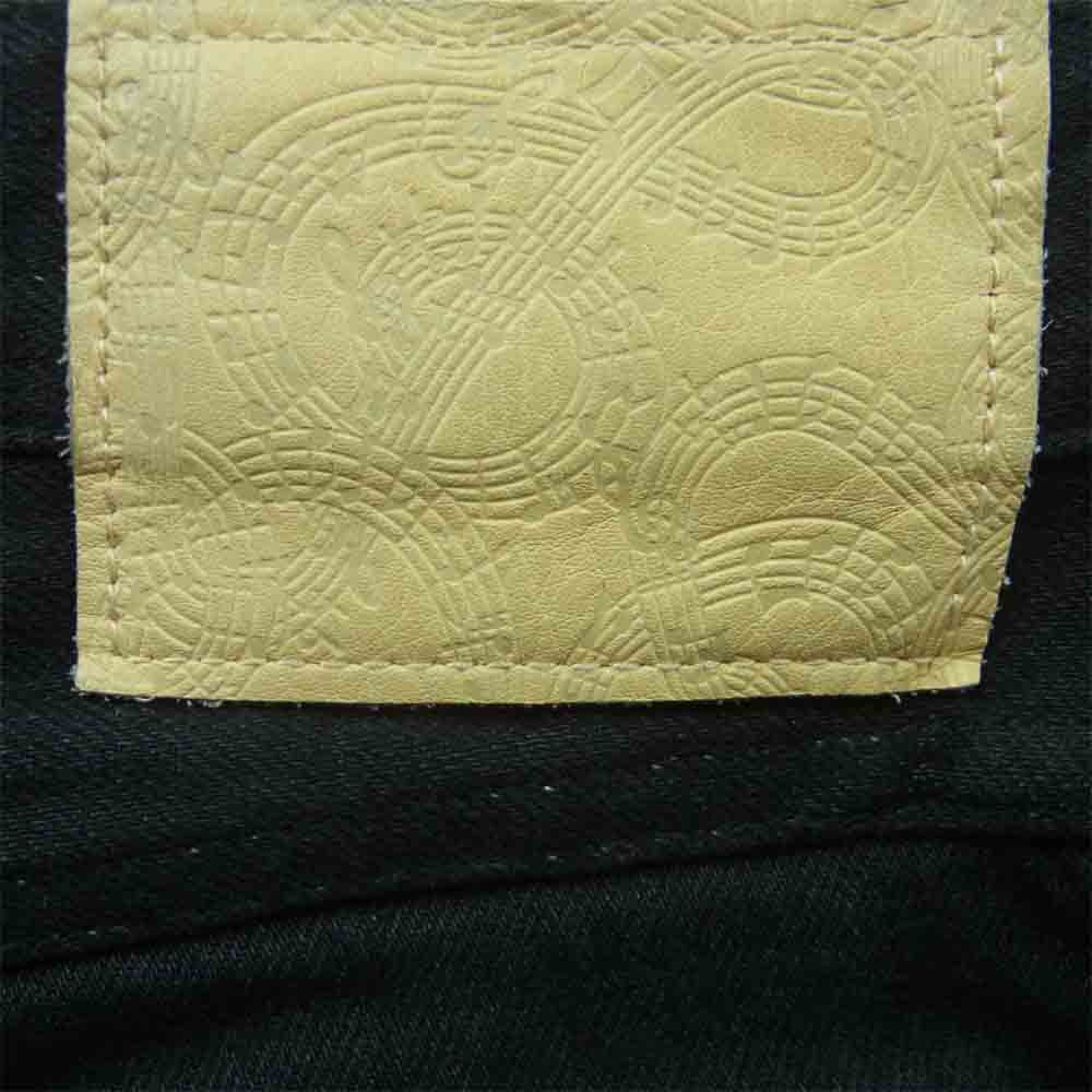 NUMBER(N)INE ナンバーナイン ダーツ デニム パンツ コットン 日本製 ブラック系 4 × 32【中古】