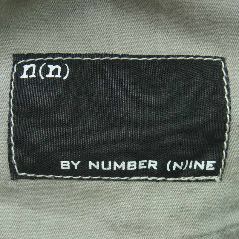 NUMBER(N)INE ナンバーナイン ダーツ デニム パンツ コットン 日本製 ブラック系 4 × 32【中古】