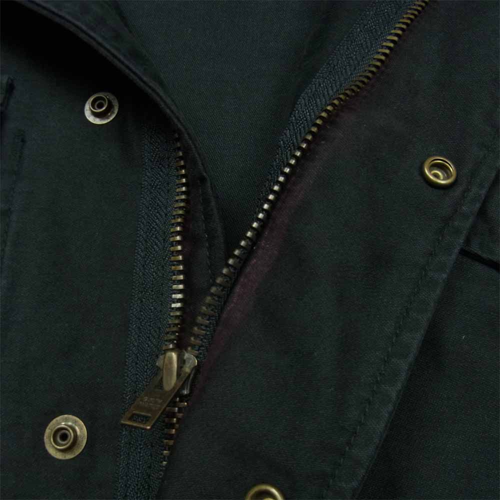 WACKO MARIA ワコマリア バックプリント M-65 フィールド ジャケット コットン 日本製 ブラック系 L 40【中古】