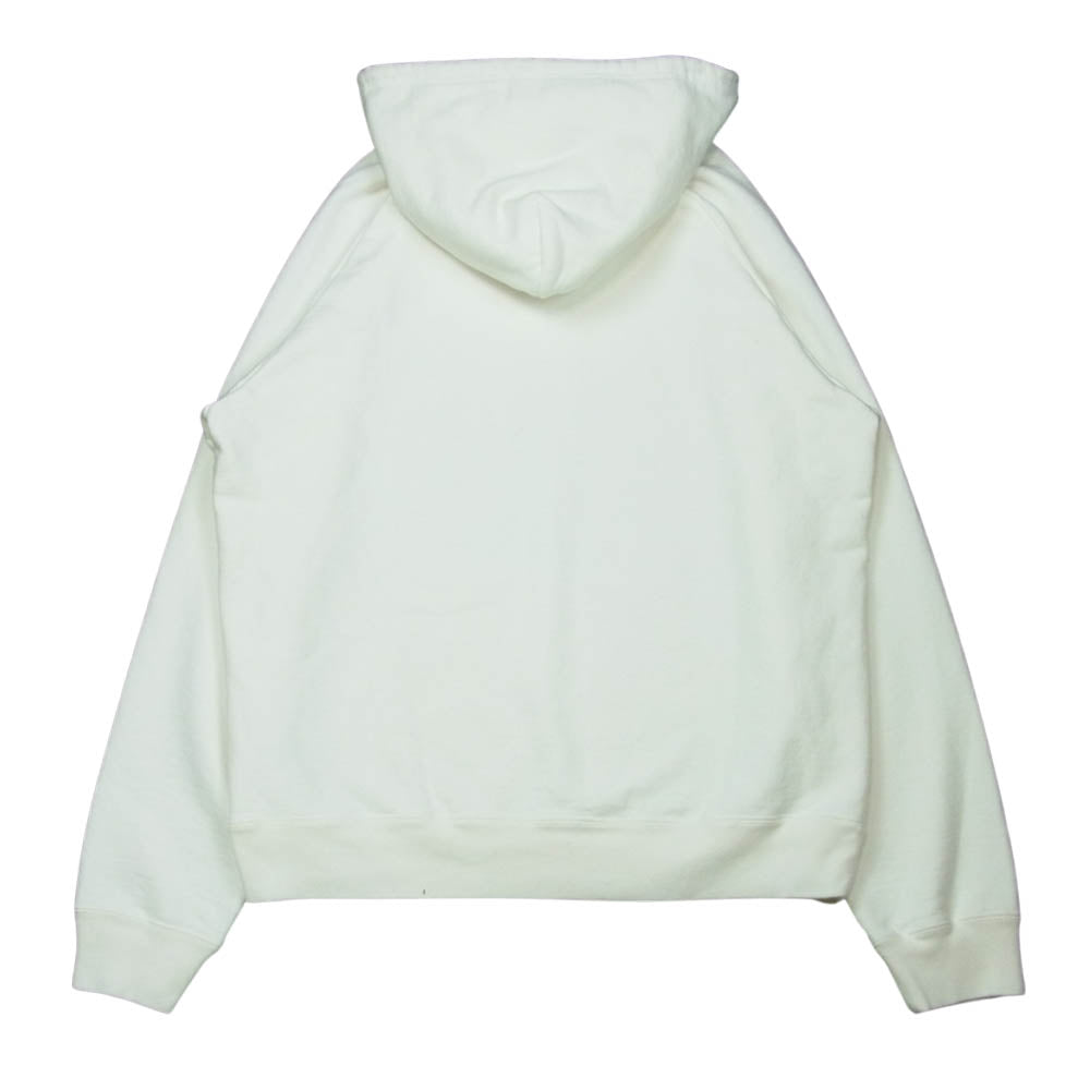 WACKO MARIA ワコマリア 20SS ロゴ スウェット プルオーバー パーカー コットン 日本製 ホワイト系 XL【中古】