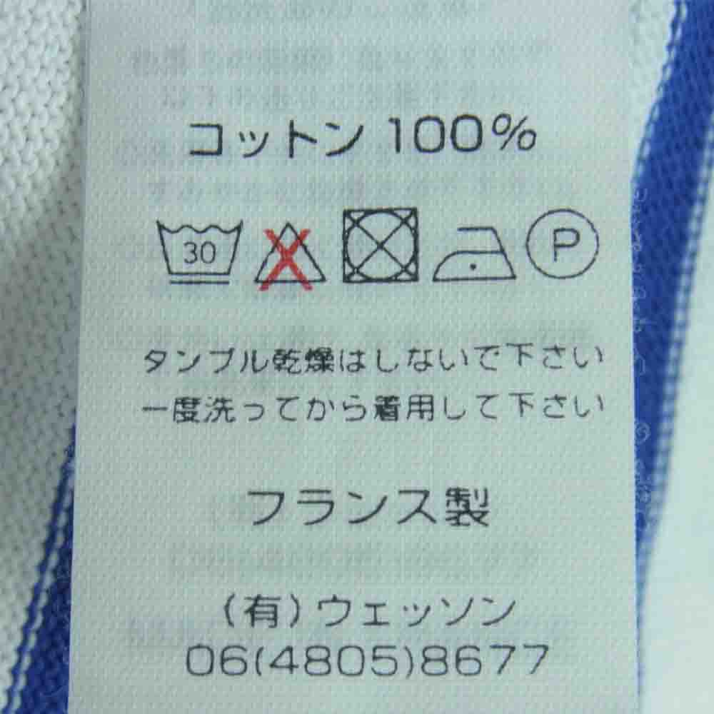 SAINT JAMES セントジェームス ウエッソン ボーダー バスク シャツ カットソー 長袖 ホワイト系 ブルー系 M【中古】