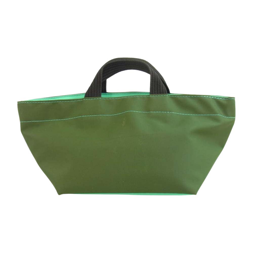 Herve Chapelier エルベ・シャプリエ 19AW 901N ナイロン 舟型 トート バッグ S グリーン グリーン系【中古】