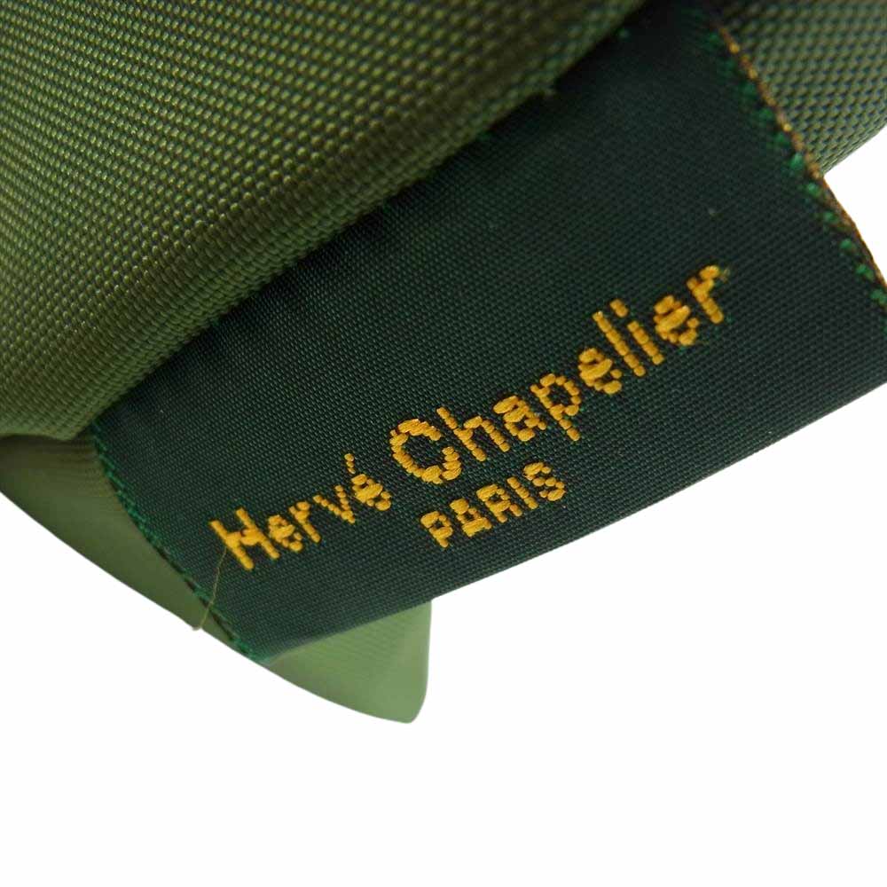 Herve Chapelier エルベ・シャプリエ 19AW 901N ナイロン 舟型 トート バッグ S グリーン グリーン系【中古】
