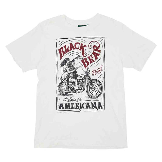 ブラックベアブランド PRINT TEE プリント Tシャツ ホワイト系 S【中古】