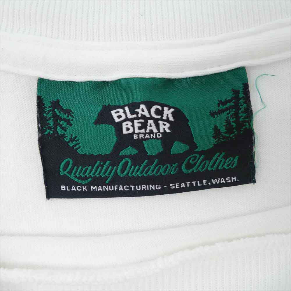 ブラックベアブランド PRINT TEE プリント Tシャツ ホワイト系 S【中古】