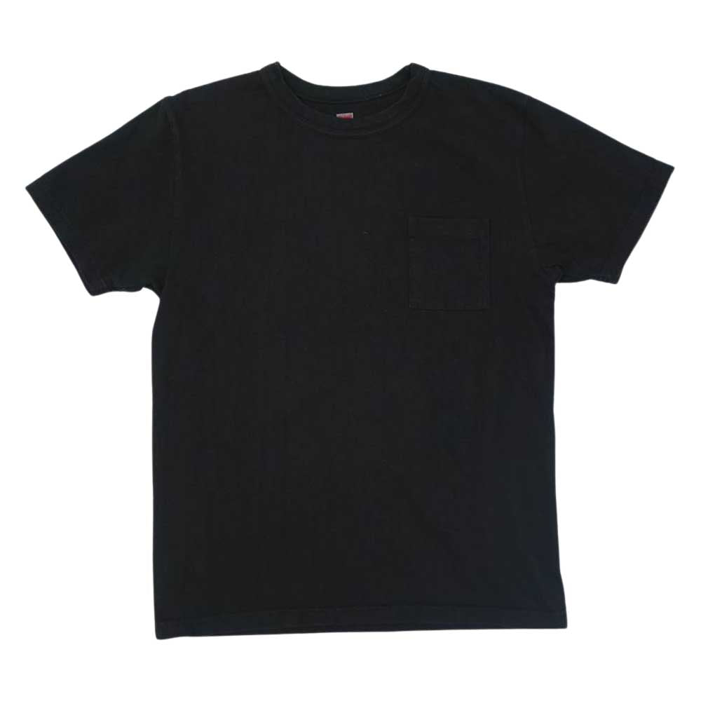 トロフィークロージング バックプリント ポケット Tシャツ ブラック ブラック系 L【中古】